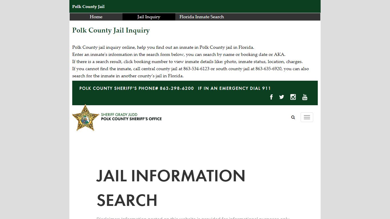 Polk County Jail Inquiry - polkjail.org